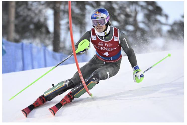«Бразилец» Лукас Браатен одержал победу в слаломе Кубка мира в Леви